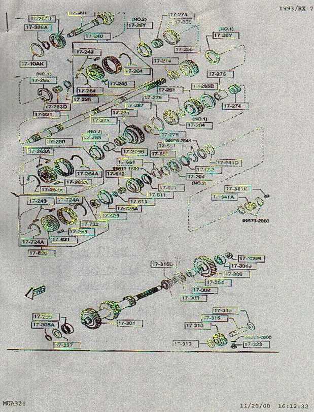 Transmission exploded diagram